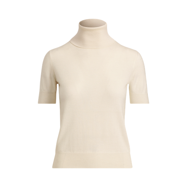 Cashmere Short-Sleeve Roll Neck Ralph Lauren Collection 1