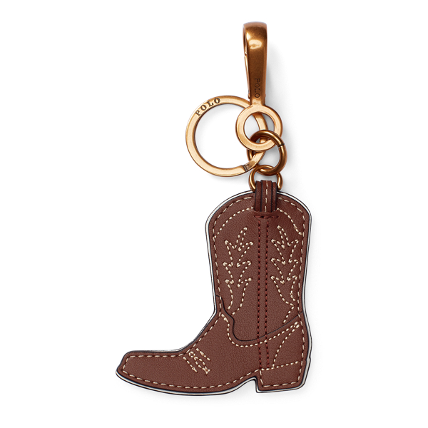 Leather Cowboy Boot Key Chain