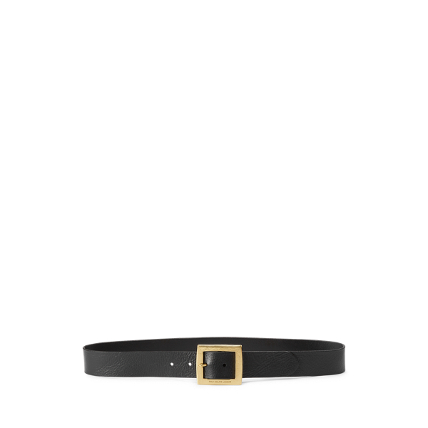 Black Vachetta Leather Belt Polo Ralph Lauren 1