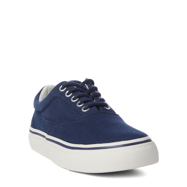 Newport Navy Bryn Canvas Trainer Polo Ralph Lauren 3