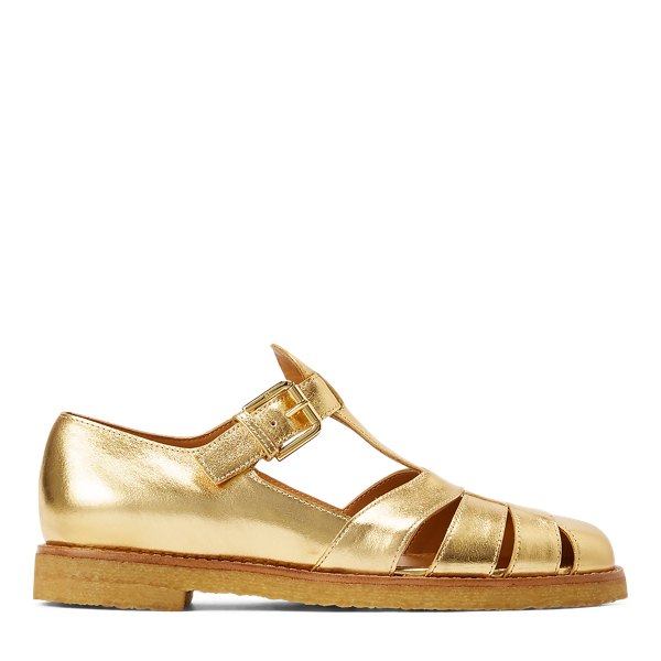 Schuh Sidney aus Kalbswildleder Ralph Lauren Collection in 1