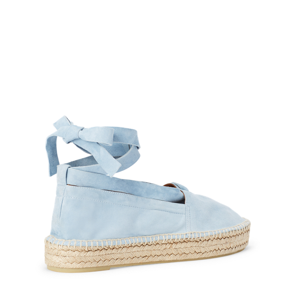 Pale Blue Perrie Sheepskin Espadrille Ralph Lauren Collection 3