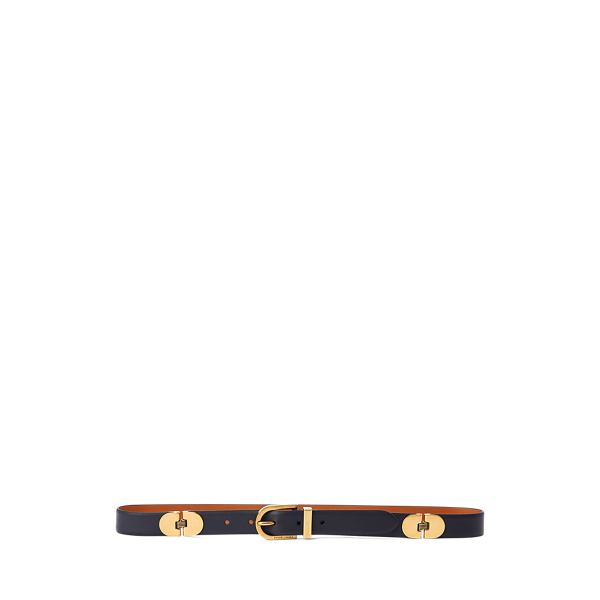 Hinged Calfskin Belt Ralph Lauren Collection in 1