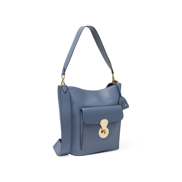 Denim Calfskin RL Bucket Bag Ralph Lauren Collection 2