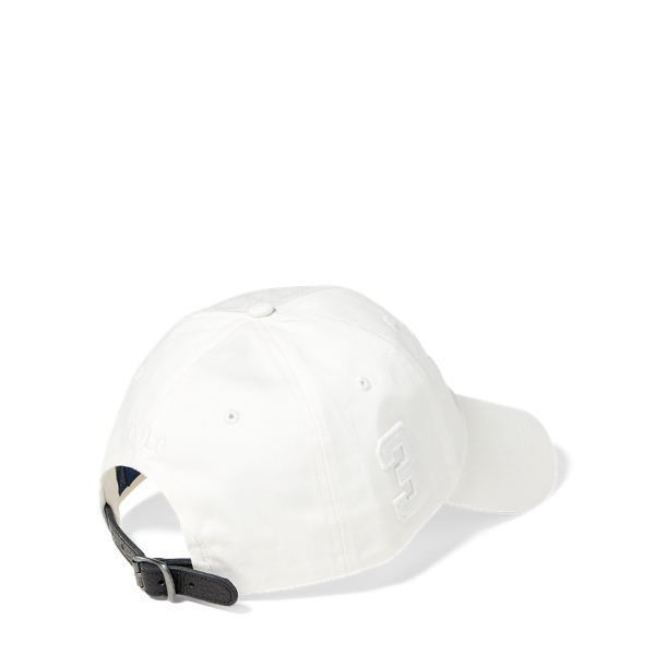 White/White Cotton Chino Baseball Cap Polo Ralph Lauren 2