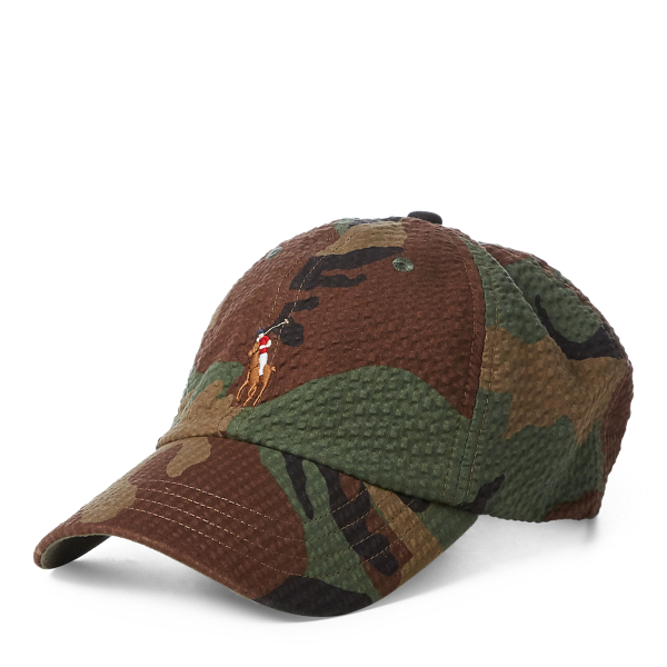 Seersucker Camo Cap