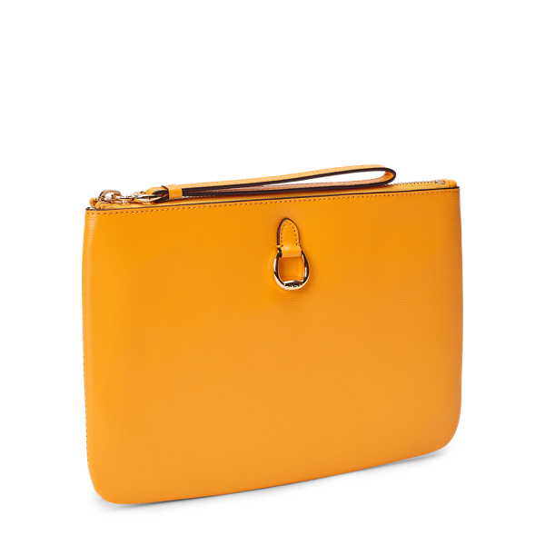 Sunflower Saffiano Leather Wristlet Lauren 2