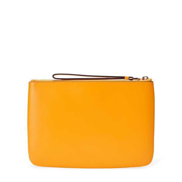 Sunflower Saffiano Leather Wristlet Lauren 3