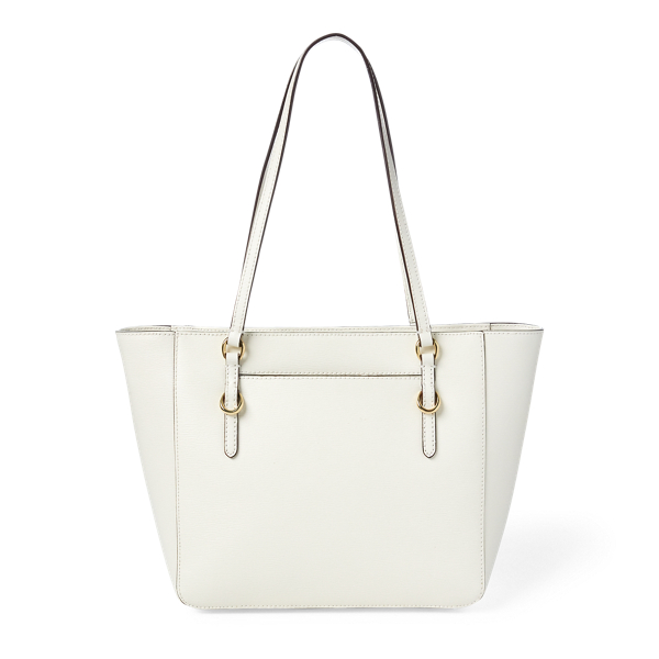 Vanilla Saffiano Medium Shopper Lauren 4