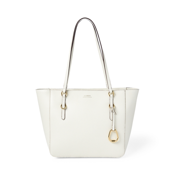 Vanilla Saffiano Medium Shopper Lauren 1