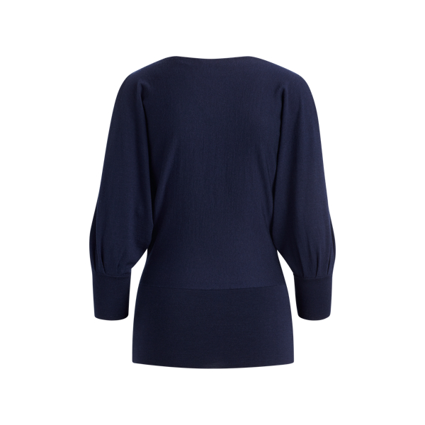 Navy Wool Dolman-Sleeve Jumper Ralph Lauren Collection 2