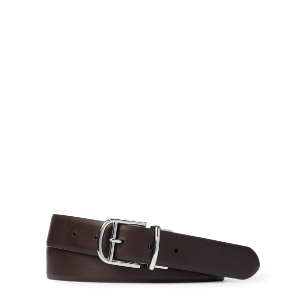Dark Brown/Navy Reversible Dress Belt Polo Ralph Lauren 2