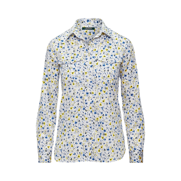 Chemise en satinette de coton Lauren en 1