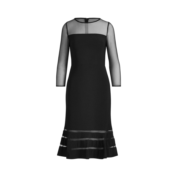Vestido midi en punto jersey Lauren en 1