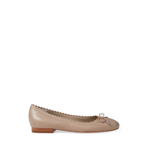 Glennie III Leather Flat Lauren 1