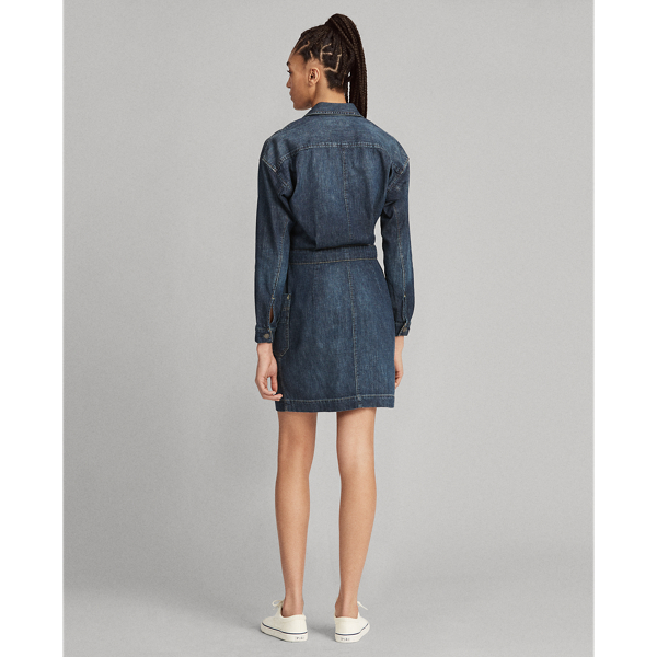 Dark Indigo Denim Shirtdress Polo Ralph Lauren 5