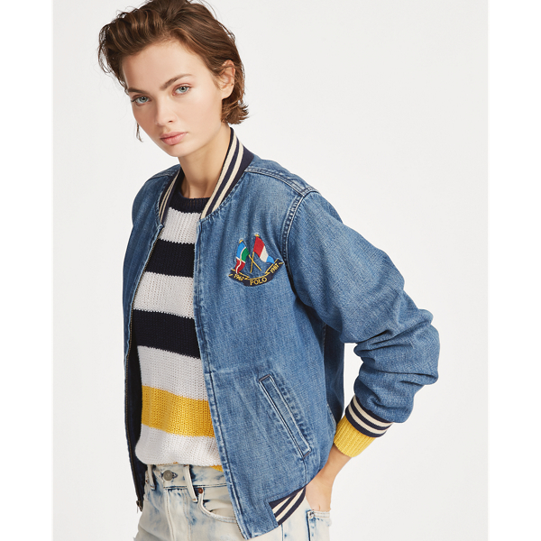 Denim Bomber Jacket