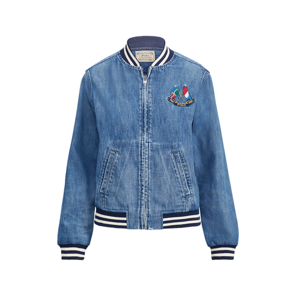 Denim Bomber Jacket for Women Ralph Lauren® PA