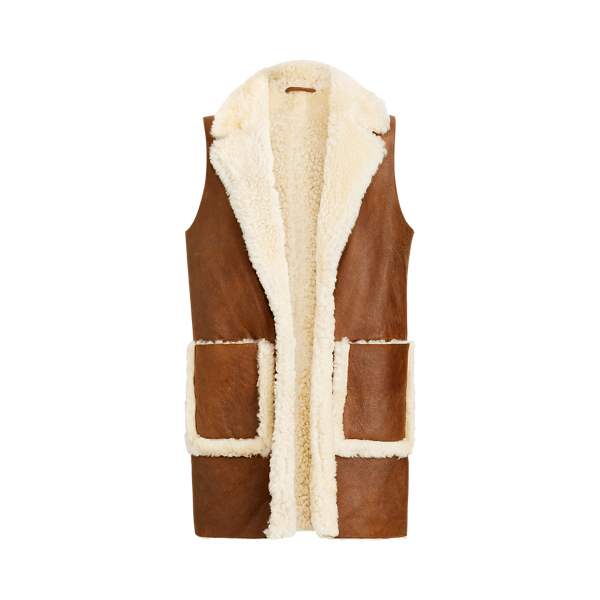 Reversible Shearling Vest Polo Ralph Lauren 1