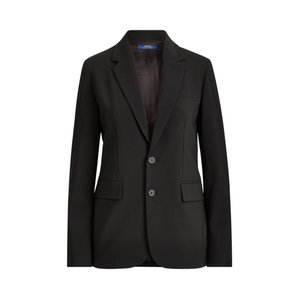 Black Wool-Blend Blazer Polo Ralph Lauren 2