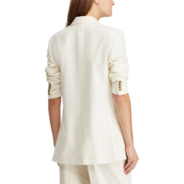 Warm White Wool-Blend Blazer Polo Ralph Lauren 5