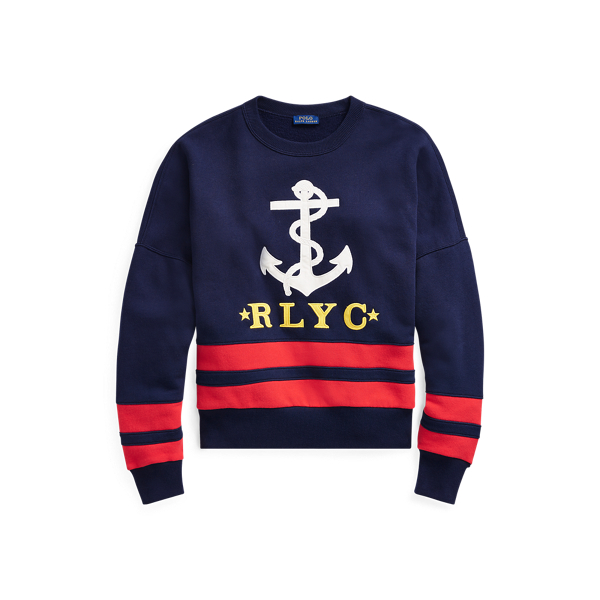 Pull ancre en molleton Polo Ralph Lauren en 1