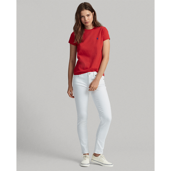 T-shirt à col rond en coton