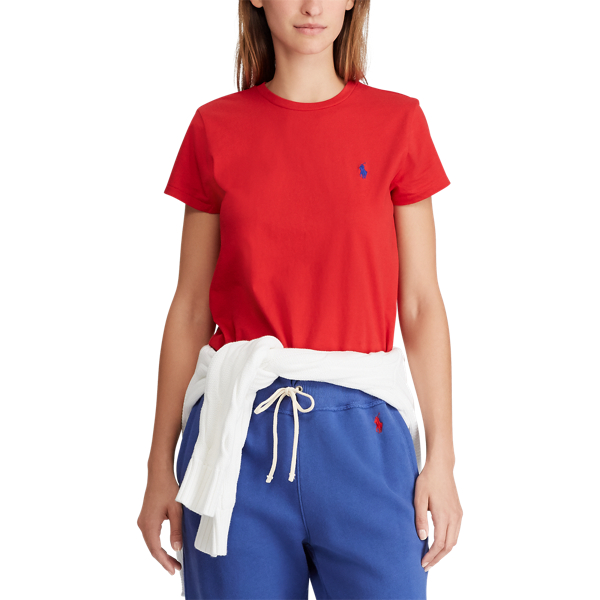 T-shirt à col rond en coton