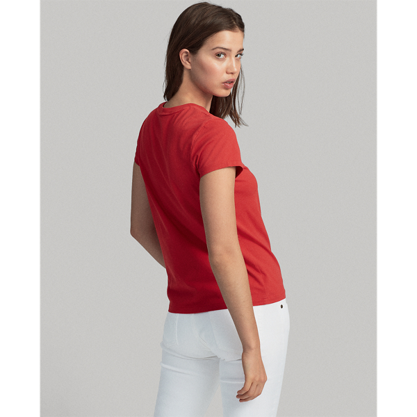 T-shirt à col rond en coton