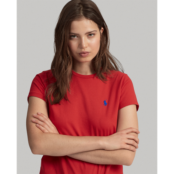 T-shirt à col rond en coton