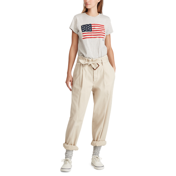 Light Sport Heather Flag Cotton Tee Polo Ralph Lauren 4