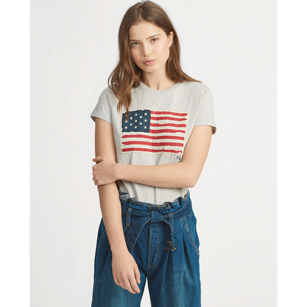 Polo ralph lauren flag t shirt online