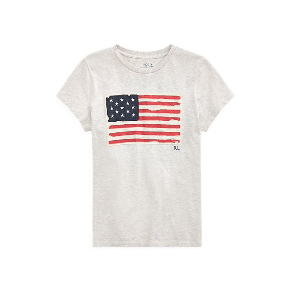 Light Sport Heather Flag Cotton Tee Polo Ralph Lauren 2