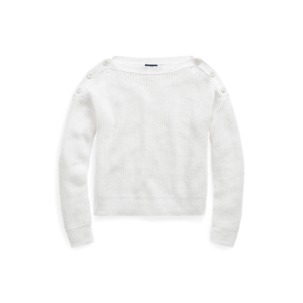 Maglia con bottoni sulla spalla