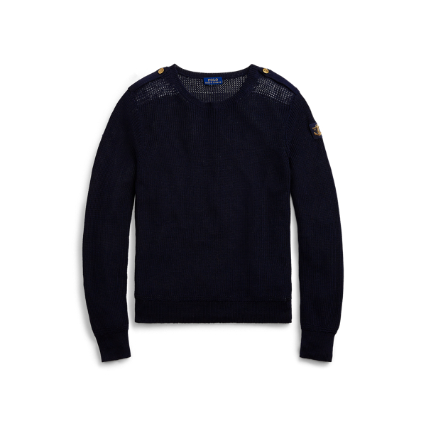 Button-Shoulder Cotton Jumper Polo Ralph Lauren 1