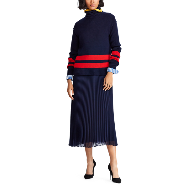 Navy/Red/Gold Striped Cotton&nbsp;Jumper Polo Ralph Lauren 4
