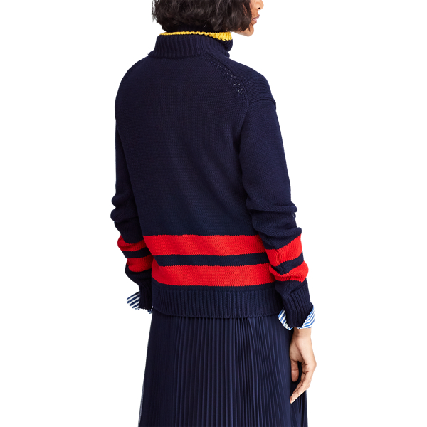 Navy/Red/Gold Striped Cotton&nbsp;Jumper Polo Ralph Lauren 6