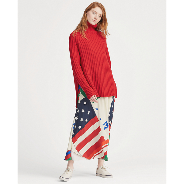 Fall Red Wool-Cashmere Turtleneck Polo Ralph Lauren 3