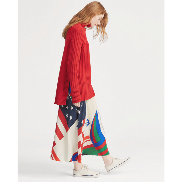 Fall Red Wool-Cashmere Turtleneck Polo Ralph Lauren 4