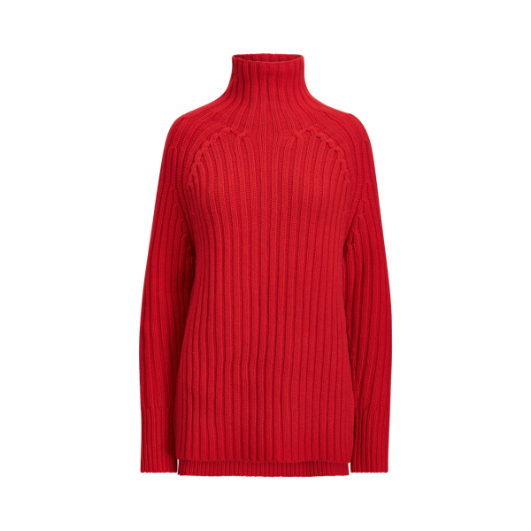 Fall Red Wool-Cashmere Turtleneck Polo Ralph Lauren 2