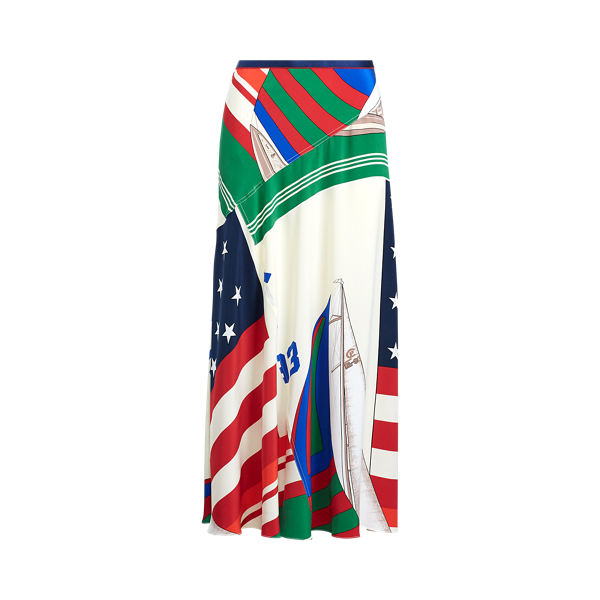 CP-93 Silk Skirt Polo Ralph Lauren 1