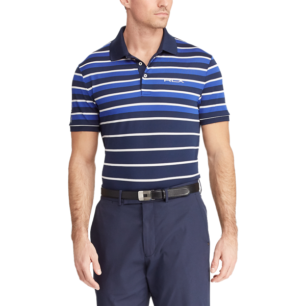 Frnavy/Royalblue/White Custom Slim Tech Pique Polo RLX 2