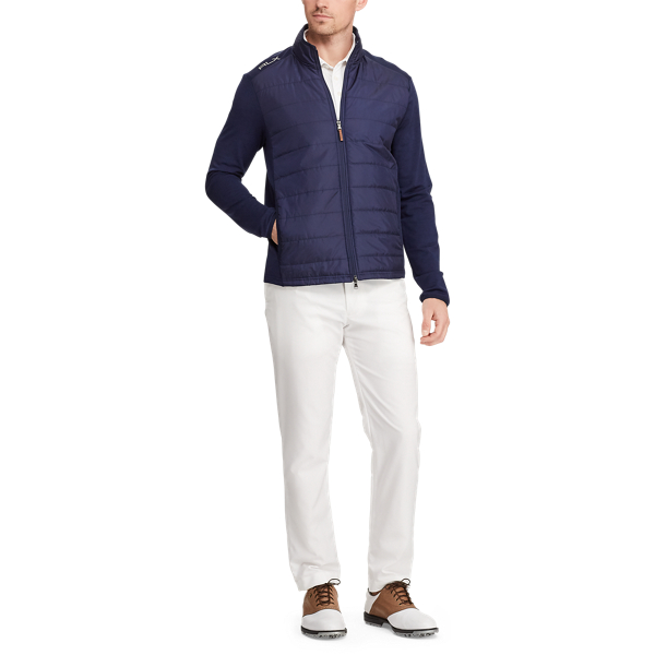Refined Navy Stretch Wool Golf Jacket RLX 3