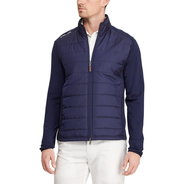 Refined Navy Stretch Wool Golf Jacket RLX 4