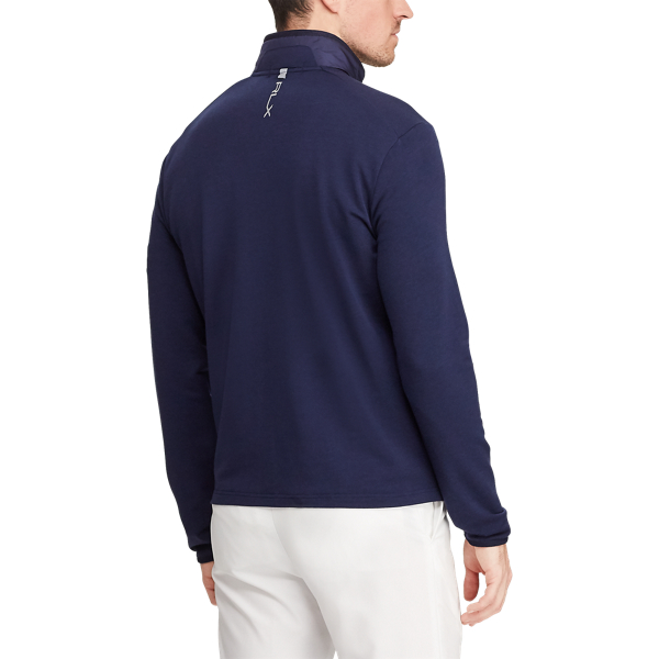 Refined Navy Stretch Wool Golf Jacket RLX 5