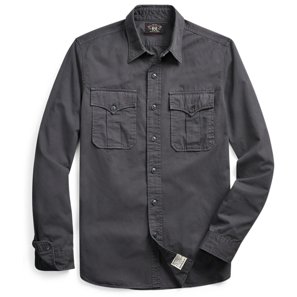 Slim Fit Twill Shirt RRL 1