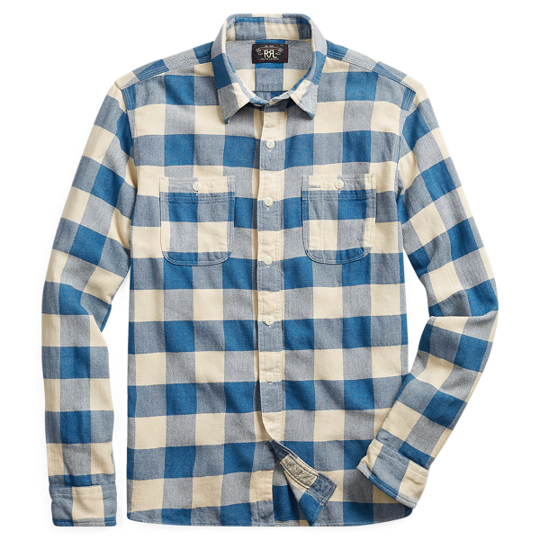Checked Twill Workshirt RRL 1
