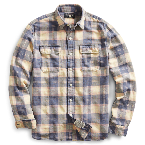 Plaid Twill Workshirt RRL 1