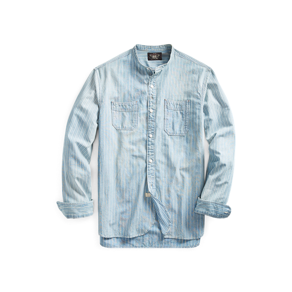 Striped Chambray Workshirt RRL em 1