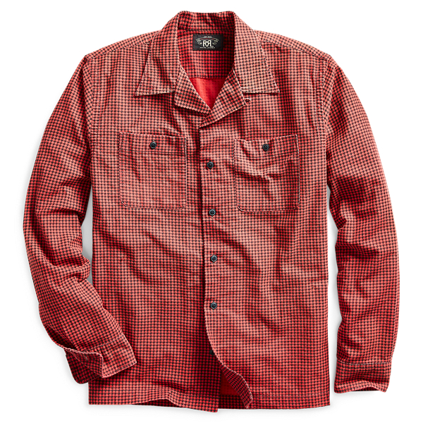 Hahnentritt-Kurzarmhemd RRL in 1